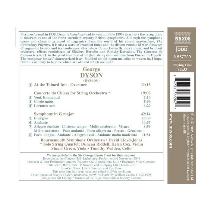 DYSON: Symphony in G Major, Concerto da Chiesa - slide-1