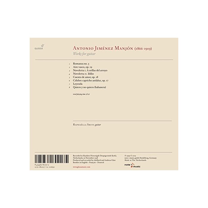 Jiménez Manjón: Works for guitar - slide-1