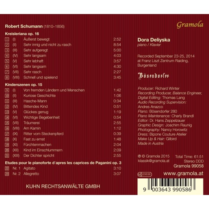Schumann: Kreisleriana Kinderszenen 2 Etudes - slide-1