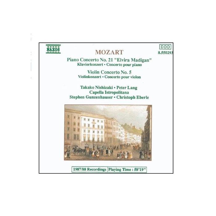 MOZART: Violin Concertos no. 5