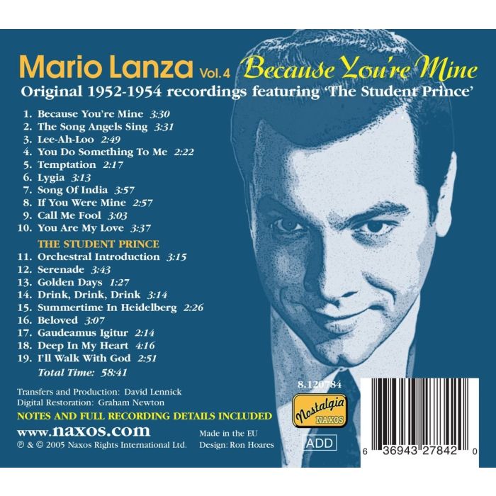 LANZA MARIO - BECAUSE YOU'RE MINE - slide-1