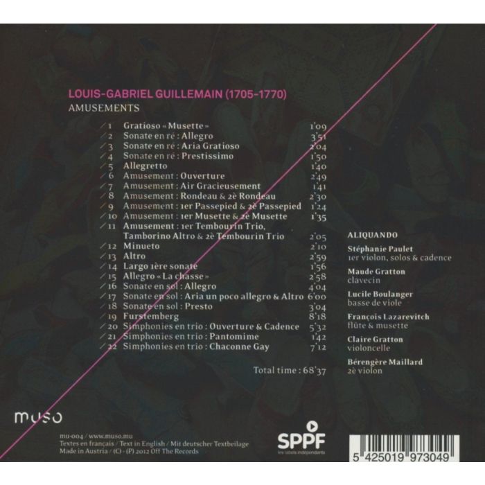 Guillemain: Amusements - muzyka skrzypcowa na dworze Ludwika XV - slide-1