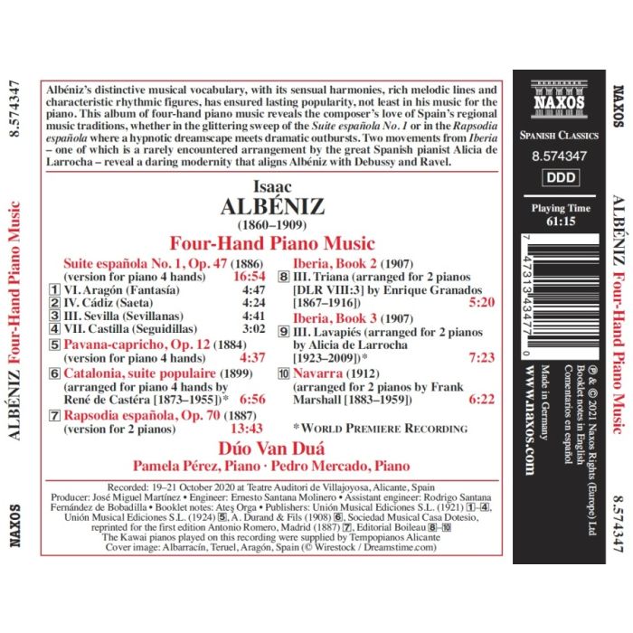 Albéniz: Four-Hand Piano Music - slide-1