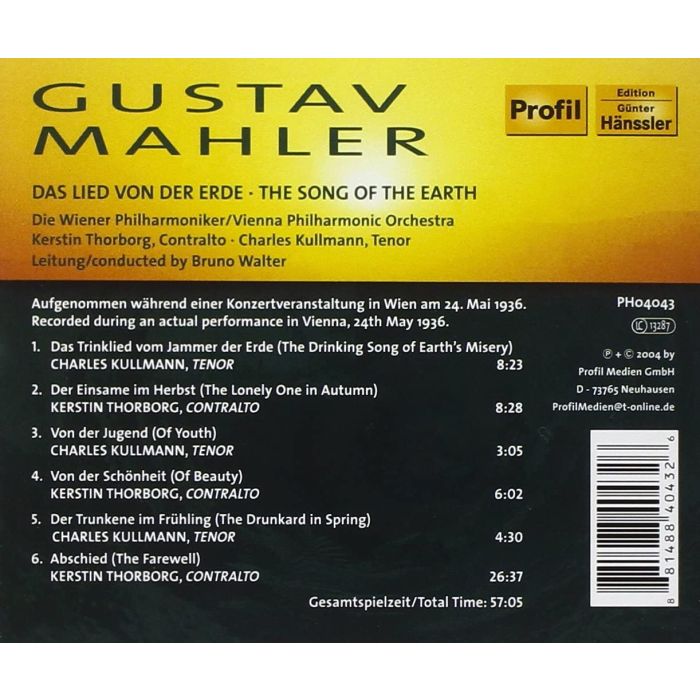 Mahler: Das lied von der erde - slide-1