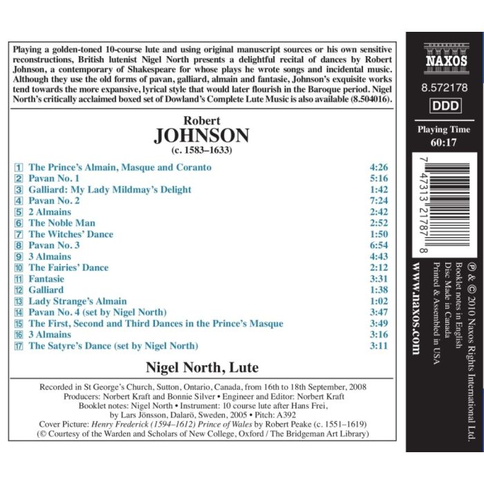 Johnson: Lute Music - slide-1