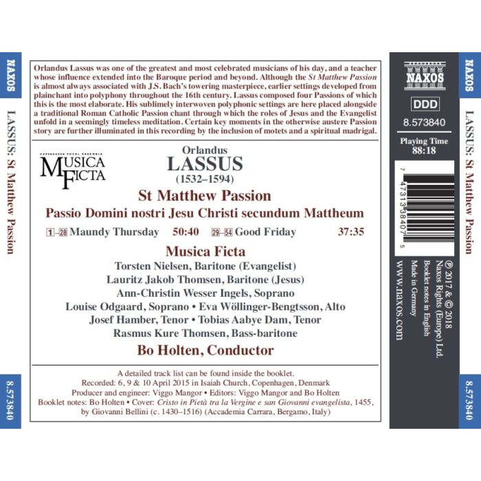 Lasso: St Matthew Passion - slide-1