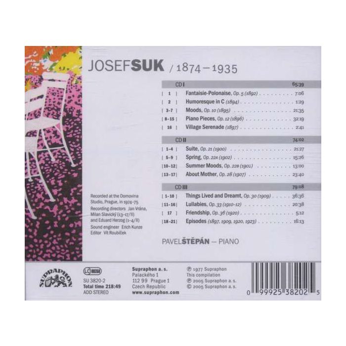 Suk: Piano Works - complete - slide-1