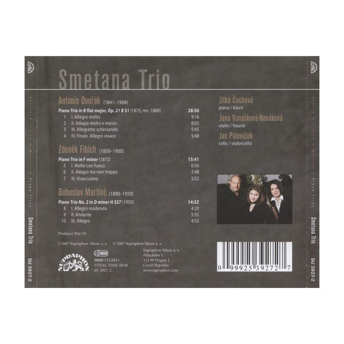 Dvorak / Fibich / Martinů: Piano Trios  - slide-1