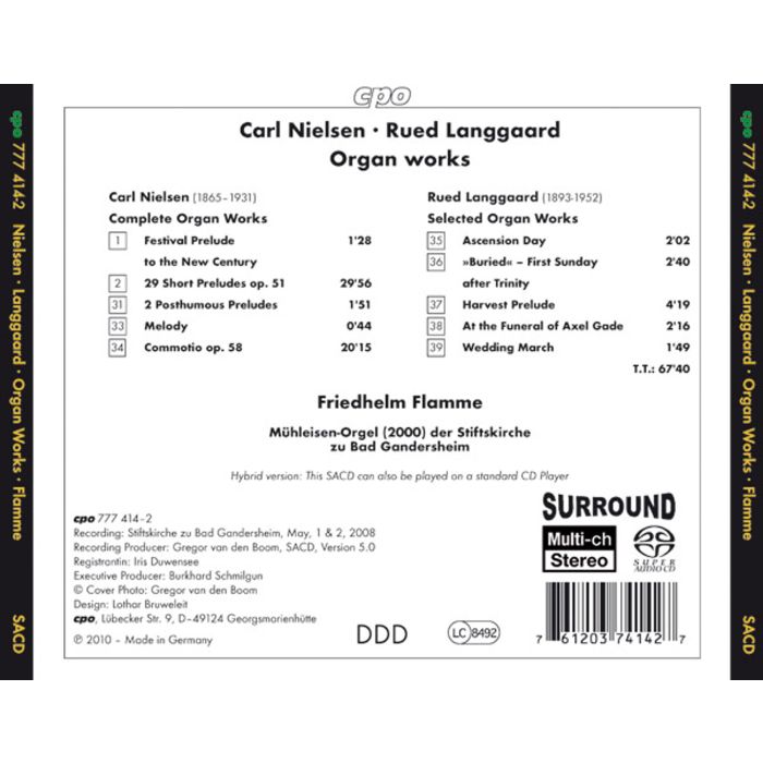 NIELSEN / LANGGAARD: Organ works - slide-1