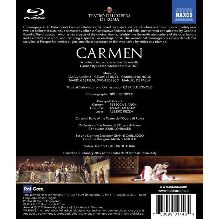 Carmen - A ballet in two acts - slide-1
