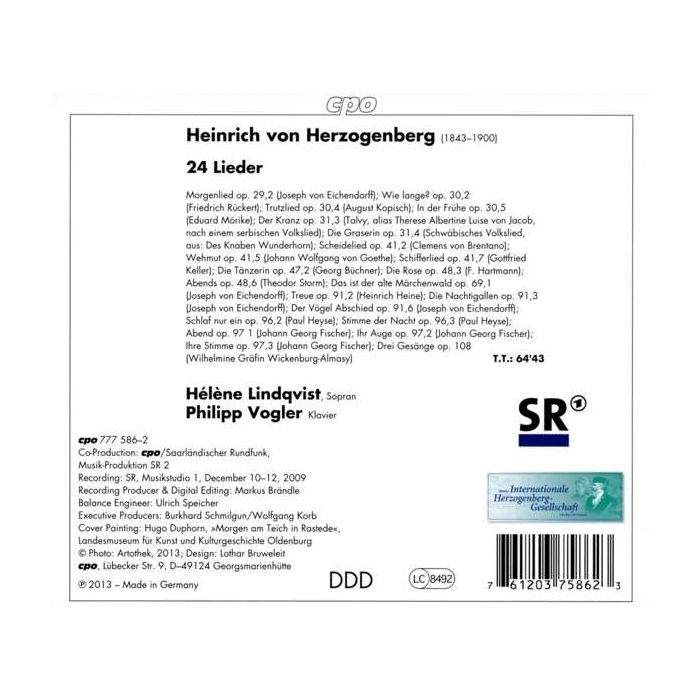 Herzogenberg: Lieder - slide-1