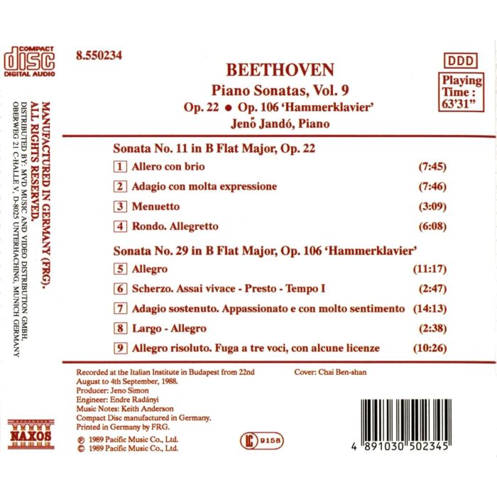 Beethoven: Piano Sonatas 9 - slide-1