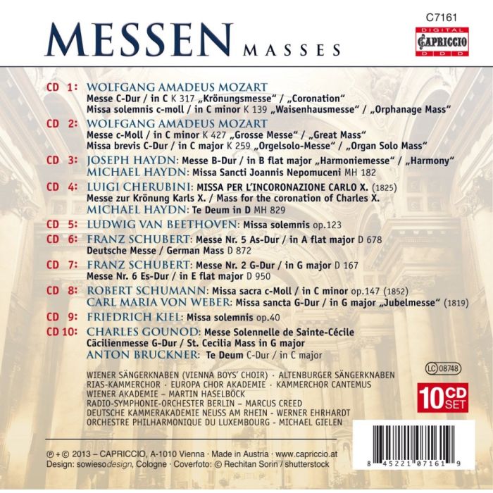 Messen - Mozart, Haydn, Cherubini, Beethoven, Schubert, Schumann, Kiel, Gounod, Bruckner - slide-1
