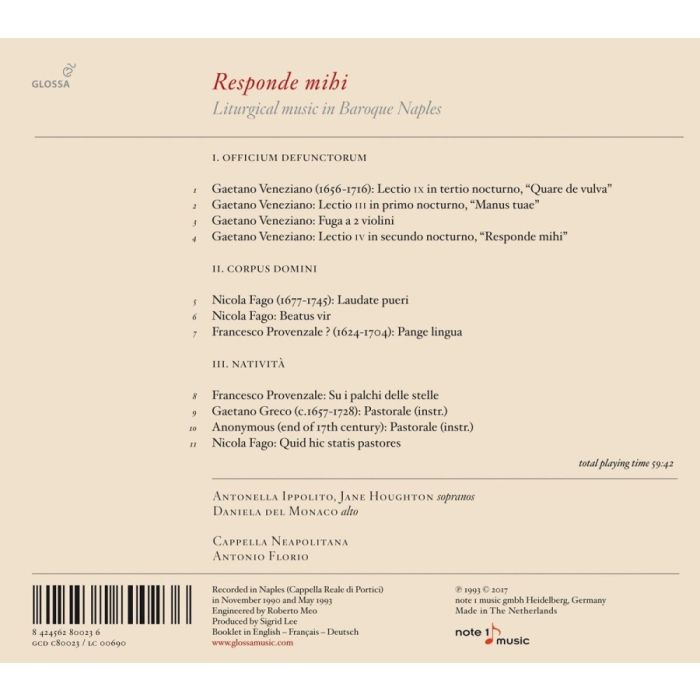 Responde mihi, Liturgical music in Baroque Naples - slide-1