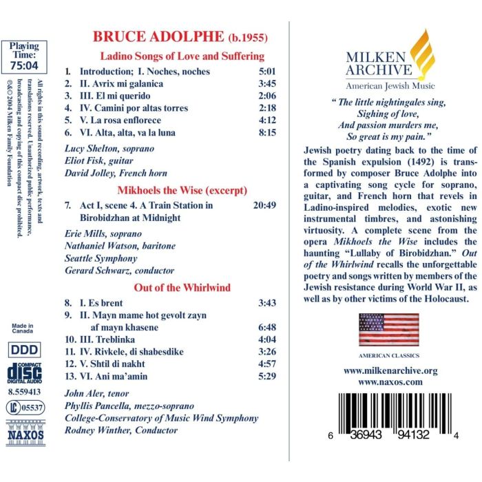 BRUCE ADOLPHE - SONGS - slide-1