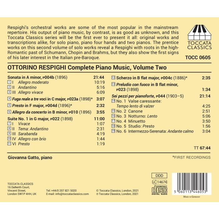Respighi: Complete Piano Music Vol. 2 - slide-1