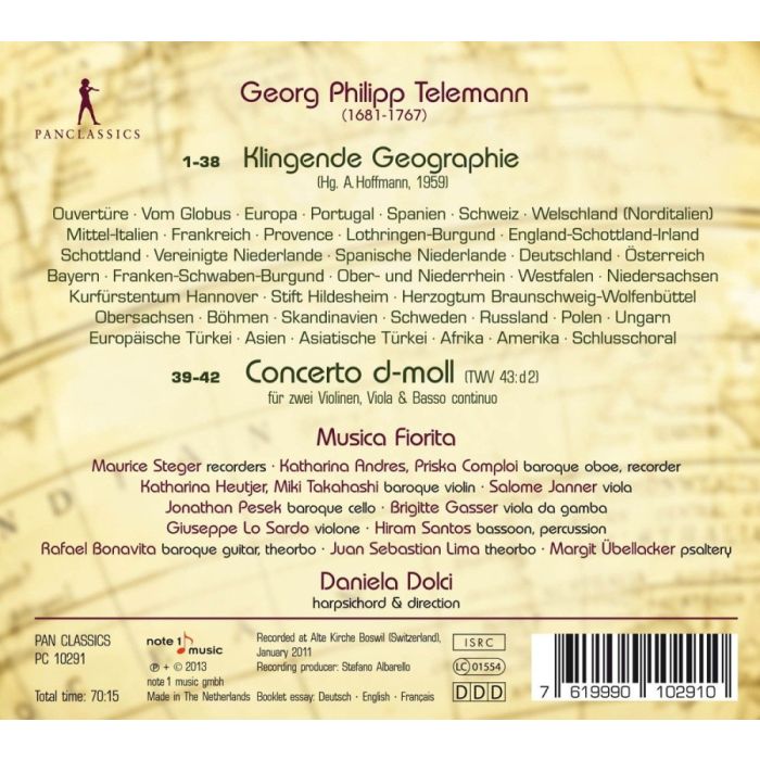 Telemann: Klingende Geographie (Muzyczna geografia) - slide-1
