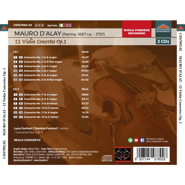 D’Alay: 12 Violin Concertos Op. 1 - slide-1