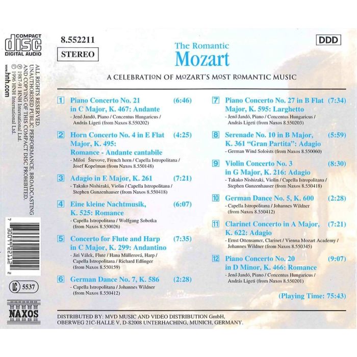 THE ROMANTIC MOZART - slide-1