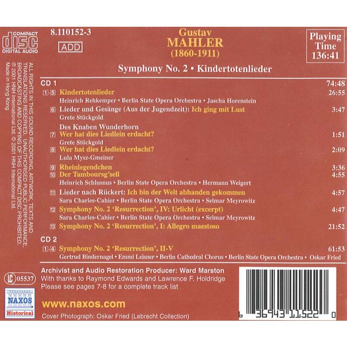 MAHLER: Symphony no. 2 - slide-1