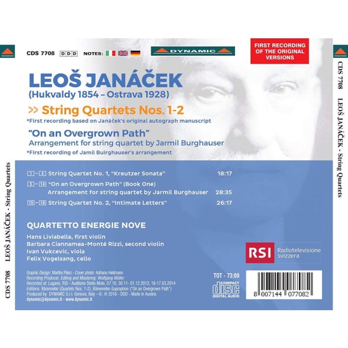 Janáček: String Quartets Nos. 1 & 2 - slide-1