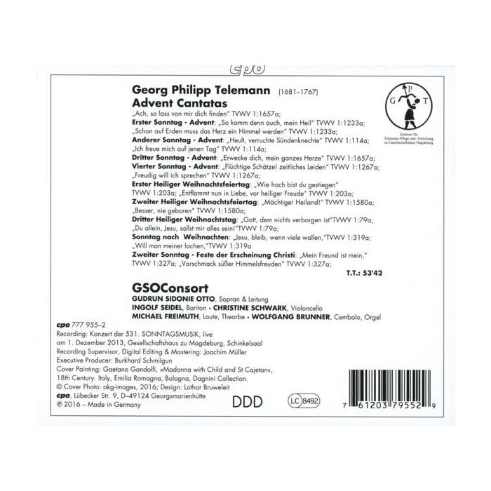 Telemann: Advent & Christmas Cantatas - slide-1