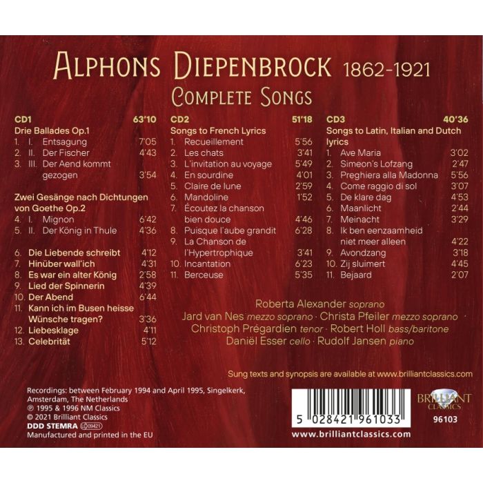 Diepenbrock: Complete Songs - slide-1