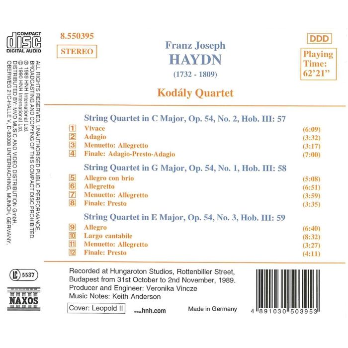 Haydn: String Quartets - slide-1