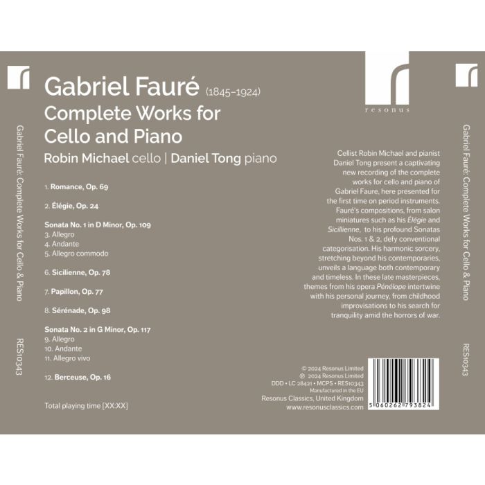 Gabriel Fauré: Complete Works for Cello and Piano - slide-1