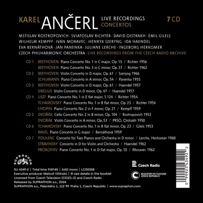 Karel Ančerl - Live Recordings / Concertos - slide-2