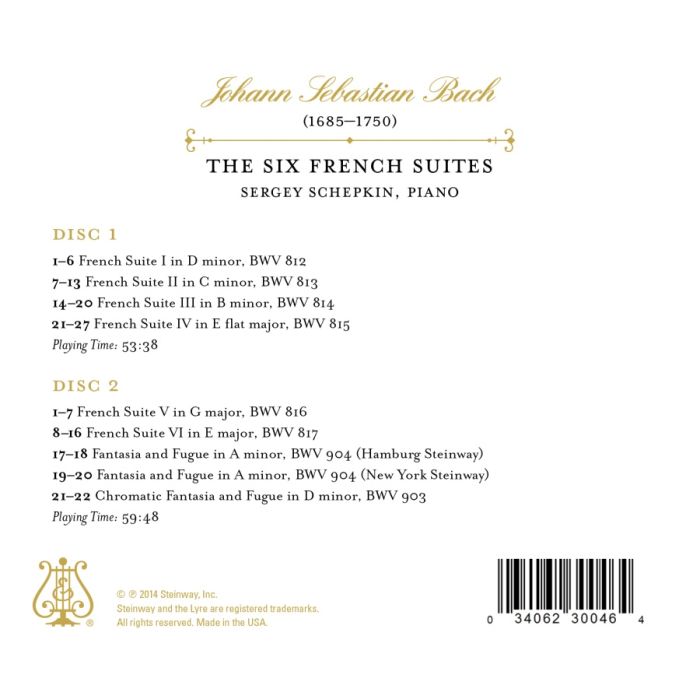 Bach: The Six French Suites - slide-1