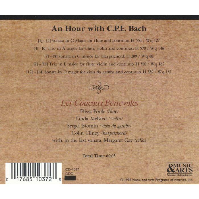 C.P.E. Bach: Chamber Works - slide-1