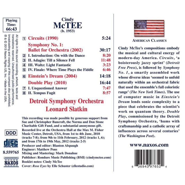 Cindy McTee: Symphony No. 1: Ballet for Orchestra - slide-1