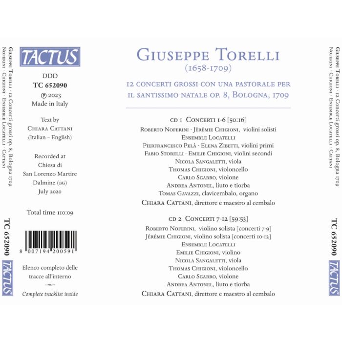 Torelli: 12 Concerti Grossi Op. 8 - slide-1