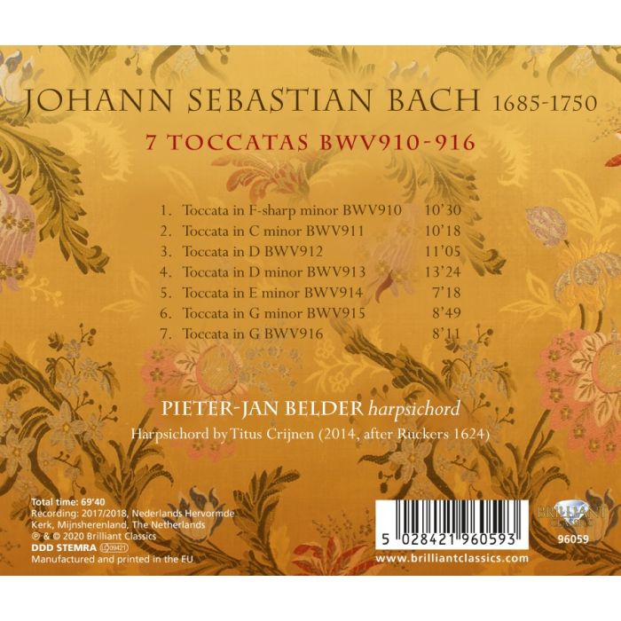 Bach: 7 Toccatas BWV 910-916 - slide-1