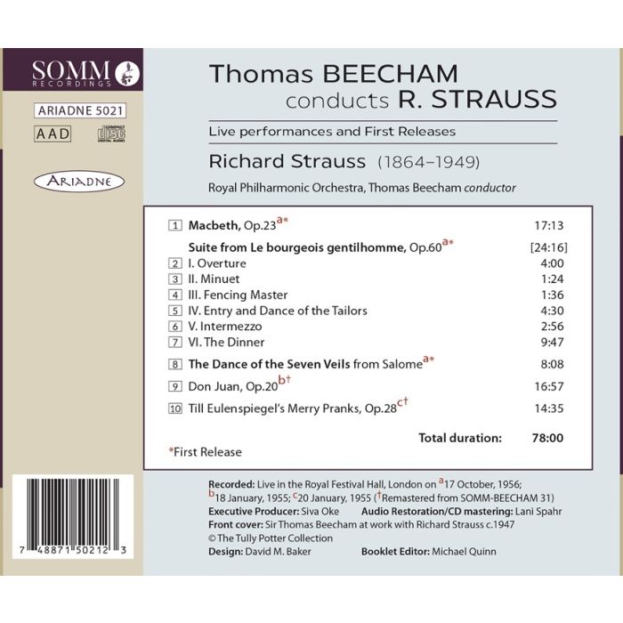 Thomas Beecham Conducts Richard Strauss - slide-1