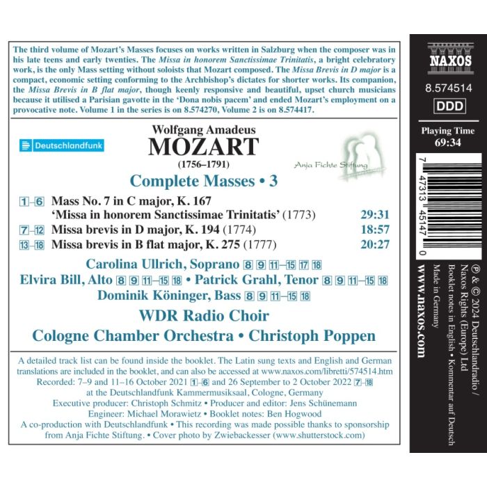 Mozart: Complete Masses Vol. 3 - slide-1