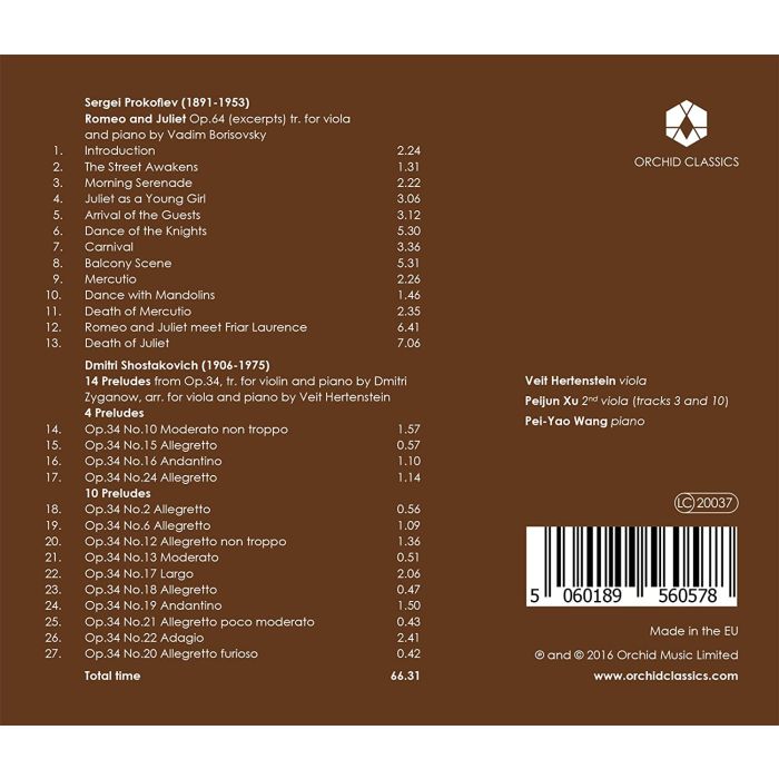 Prokofiev: Romeo and Juliet,  Shostakovich: 14 Preludes - slide-1
