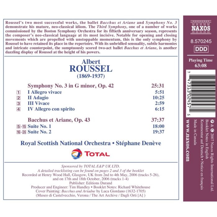 Roussel: Bacchus et Ariane - slide-1