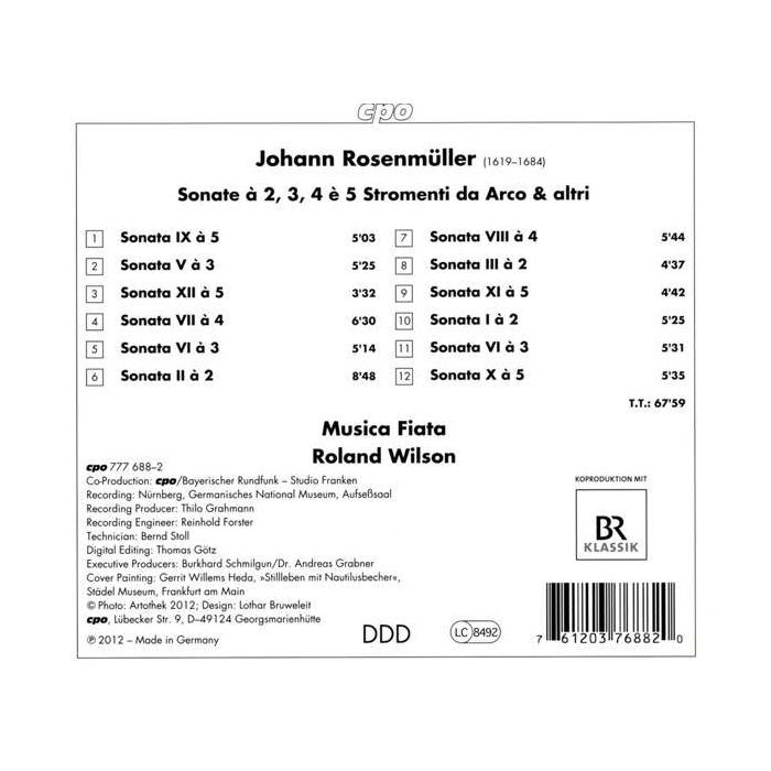 Rosenmüller: Sonatas (Norimberga 1682) - slide-1