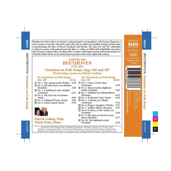 Beethoven: Variations on Folk Songs Opp.105 & 107 - slide-1
