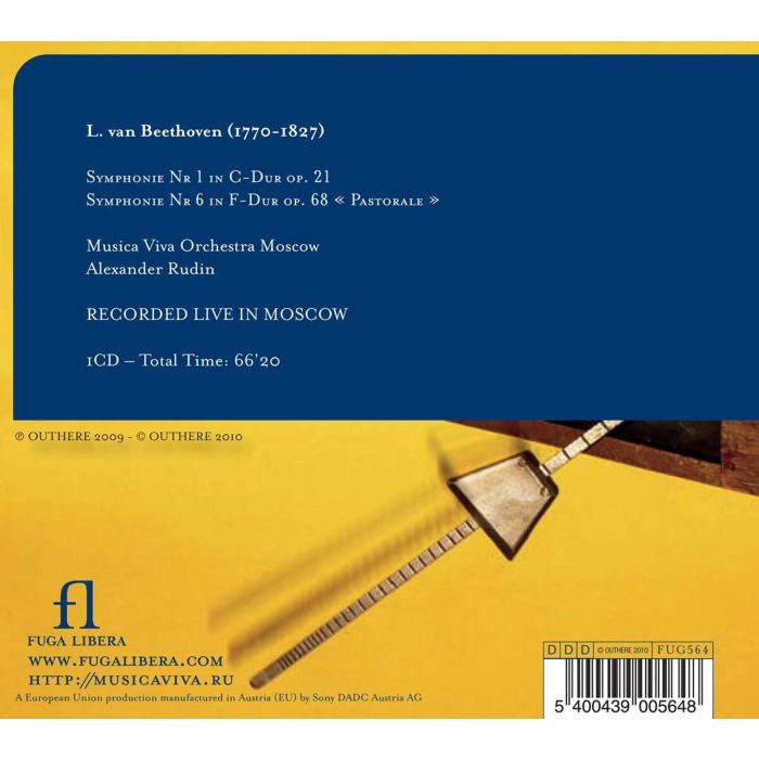 BEETHOVEN: Symphonies nos. 1 & 6 - slide-1