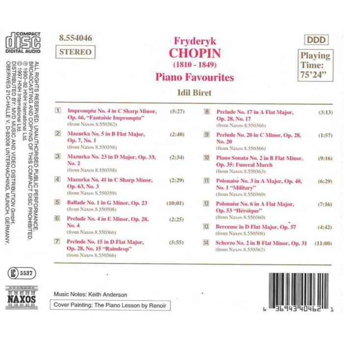CHOPIN: Piano Favourities - slide-1