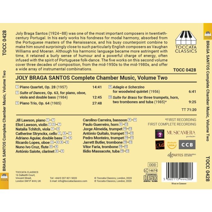 Braga Santos: Chamber Music Vol. 2 - slide-1