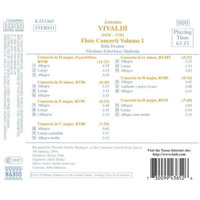 VIVALDI: Flute Concerti - slide-1