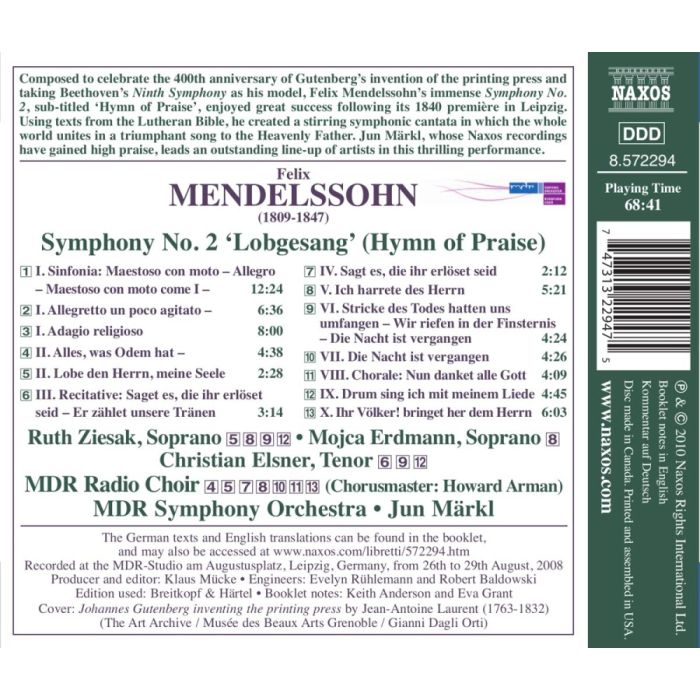 Mendelssohn: Symphony No. 2 ‘Lobgesang’ - slide-1