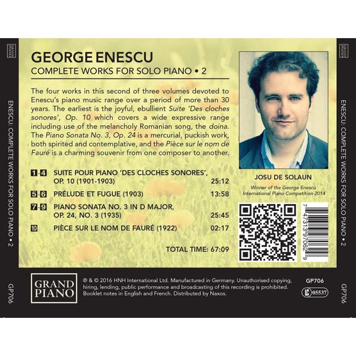 Enescu: Solo Piano Works Vol. 2 - slide-1
