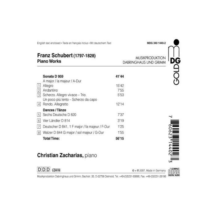 Schubert: Sonata D 959, 6 Deutsche Tänze, 4 Ländler - slide-1