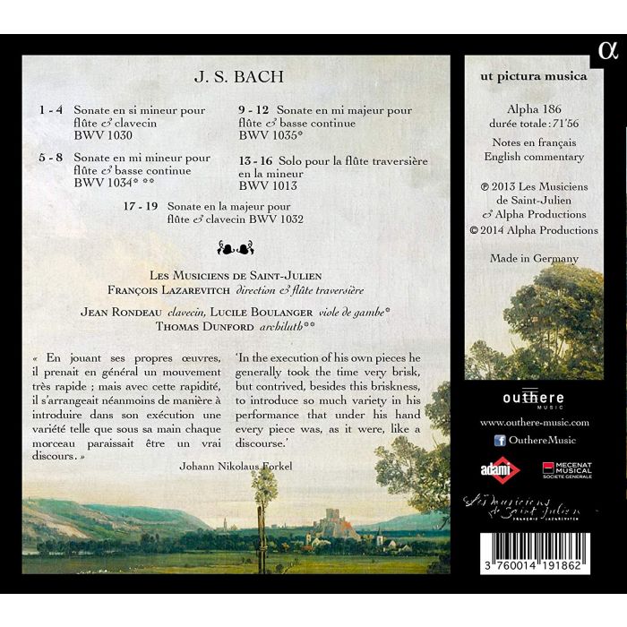 Bach: Sonates & Solo pour la flute traversiere - slide-1