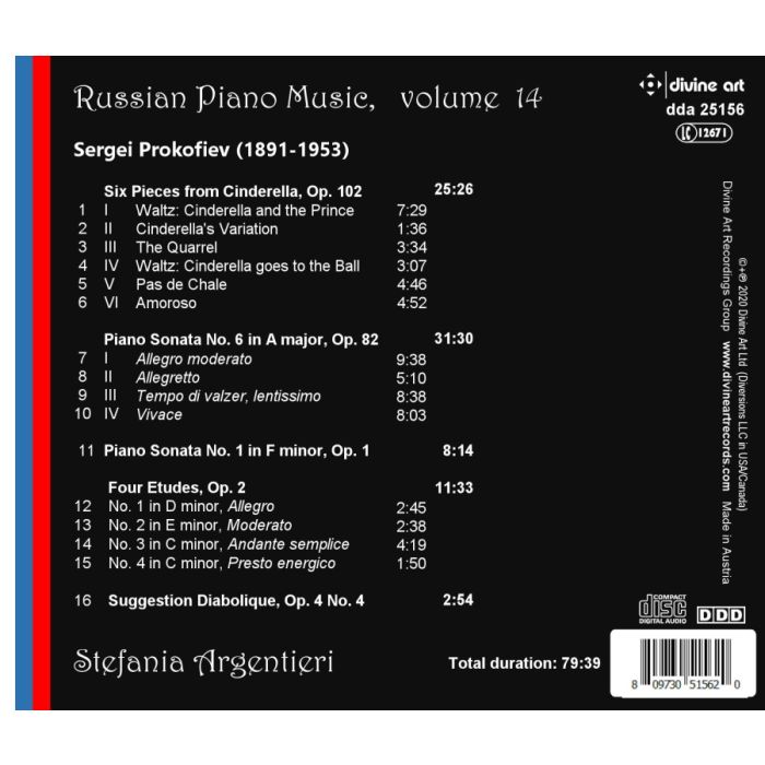 Russian Piano Music Vol. 14 - Prokofiev: Piano Sonatas - slide-1